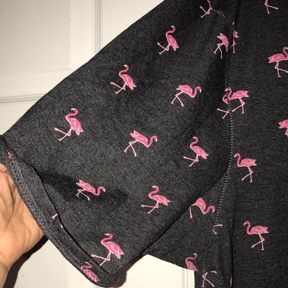 Cute men’s Free Planet Flamingo Tee - Picture 2 of 6
